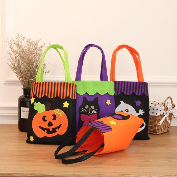 2019 new halloween decorations non-woven children cartoon stickers tote bags halloween ls with cookies apple gift bags
2019 new halloween decorations non-woven children cartoon stickers tote bags halloween ls with cookies apple gift bags
