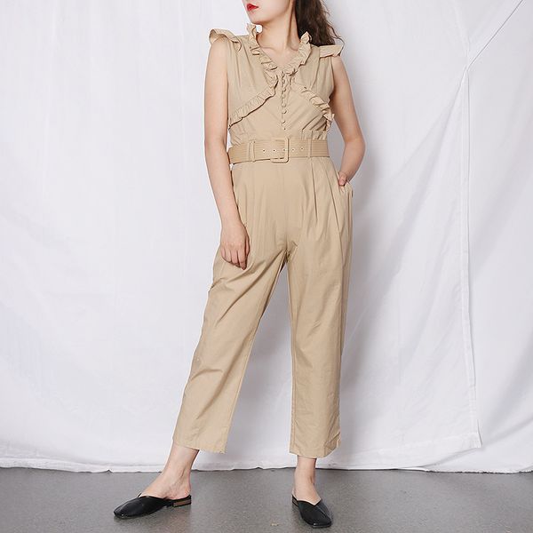 womens 2020 summer jumpsuit casual ruffled high waist bib pants loose casual jumpsuit nine pants elegant, Black;white
womens 2020 summer jumpsuit casual ruffled high waist bib pants loose casual jumpsuit nine pants elegant, Black;white