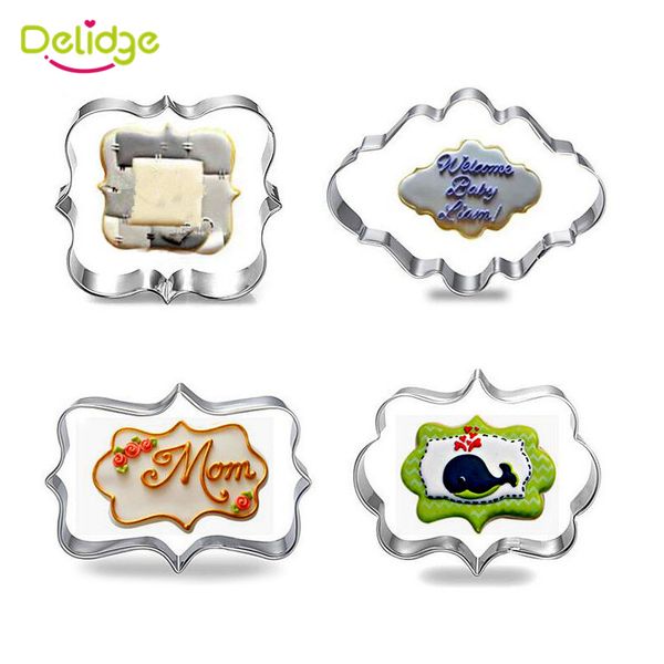 delidge 4 pcs/lot european frame cookie molds stainless steel p frame shape cake moulds mousse ring baking molds
delidge 4 pcs/lot european frame cookie molds stainless steel p frame shape cake moulds mousse ring baking molds