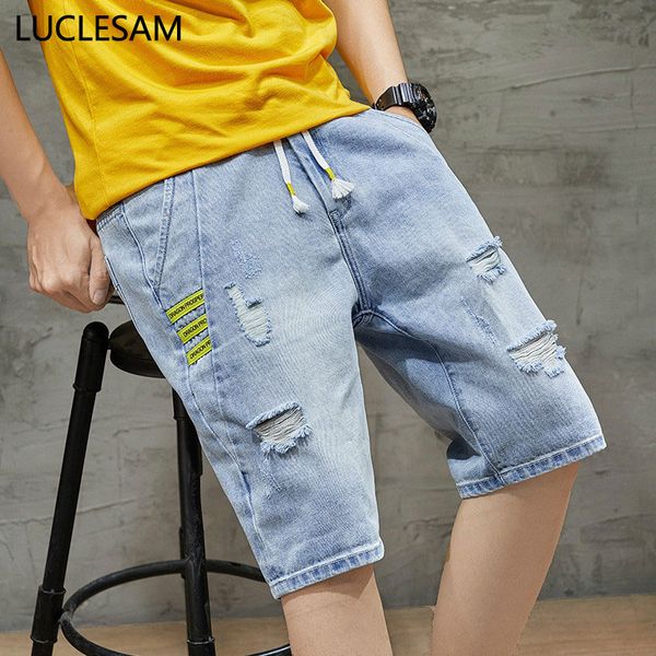 mens straight ripped denim shorts men casual designer shorts loose destroyed hole pants summer kpop style short jeans plus size, Blue
mens straight ripped denim shorts men casual designer shorts loose destroyed hole pants summer kpop style short jeans plus size, Blue