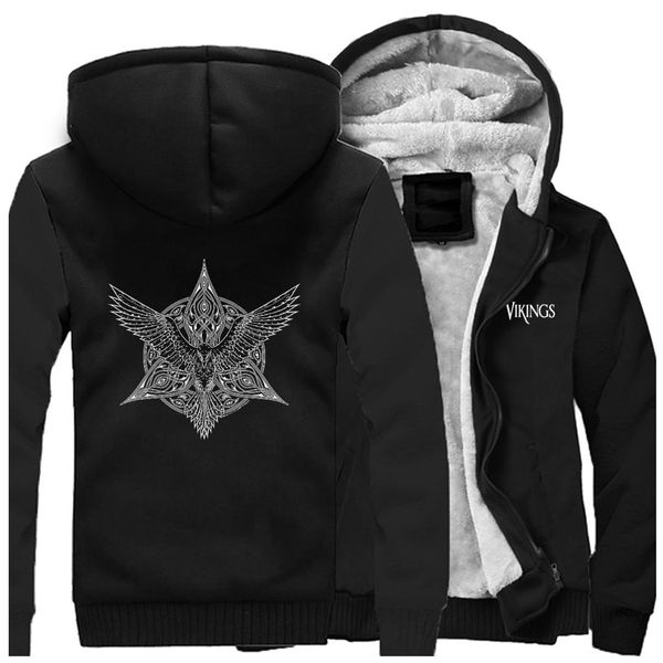 mens vintage style viking hoodies 2019 winter tv series printing male jacket fashion streetwear brand outwear men, Black
mens vintage style viking hoodies 2019 winter tv series printing male jacket fashion streetwear brand outwear men, Black