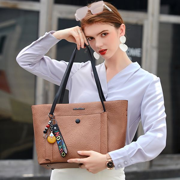 fashion retro women's shoulder bags women's handbag pu leather solid color large capacity tote bag female totes women bag 2020
fashion retro women's shoulder bags women's handbag pu leather solid color large capacity tote bag female totes women bag 2020