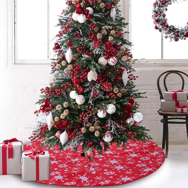 christmas tree skirt snowflake tree carpet christmas apron floor mat red burlap leg base skirt new year party decoration
christmas tree skirt snowflake tree carpet christmas apron floor mat red burlap leg base skirt new year party decoration