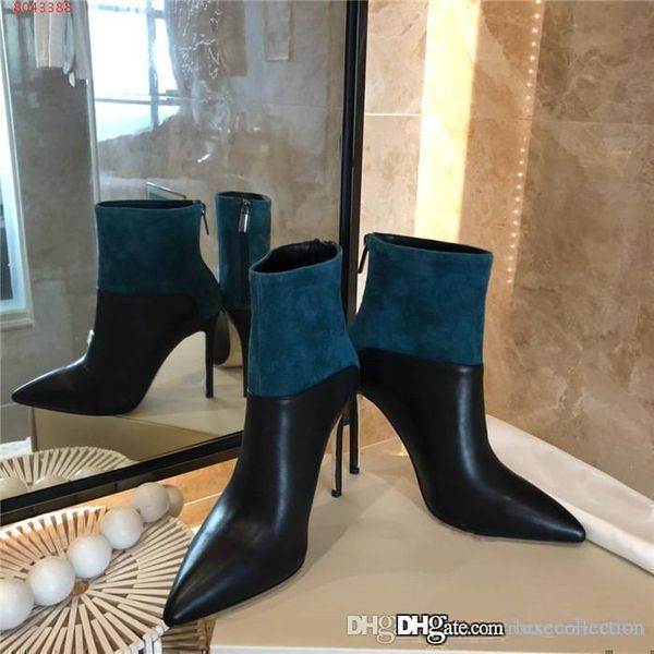 womens autumn/winter boots with stiletto heels,a stylish pair of leather pumps with pointed toes and heels of 10.5 cm with box 34-41, Black
womens autumn/winter boots with stiletto heels,a stylish pair of leather pumps with pointed toes and heels of 10.5 cm with box 34-41, Black