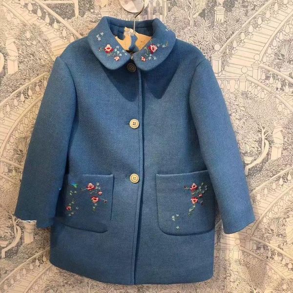 baby coat embroidered floral blue color kids girls outwear clothes, Blue;gray
baby coat embroidered floral blue color kids girls outwear clothes, Blue;gray