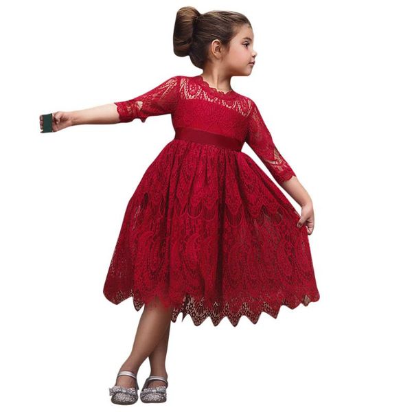 spring children dresses girls lace flowers solid color half sleeve mid-calf dress party elegant princess dress disfraz #lr3, Red;yellow
spring children dresses girls lace flowers solid color half sleeve mid-calf dress party elegant princess dress disfraz #lr3, Red;yellow