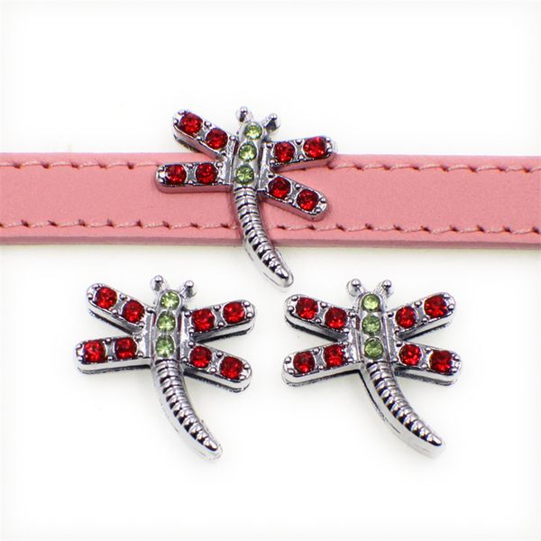 red crystal dragonfly slide charms new design rhinestone insect sliders for 10mm bracelet wristband diy jewelry making, Bronze;silver
red crystal dragonfly slide charms new design rhinestone insect sliders for 10mm bracelet wristband diy jewelry making, Bronze;silver