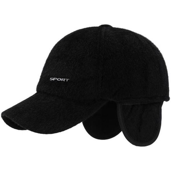 2020 new winter hat male korean version of autumn and winter baseball cap male thick warm cap and velvet ear cotton cap gcdfp, White