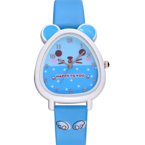 new lovely animal design boy girl children quartz watch kid's birthday gift clock children kol saati@50, Blue
new lovely animal design boy girl children quartz watch kid's birthday gift clock children kol saati@50, Blue