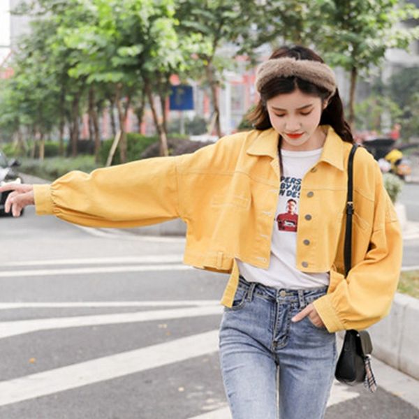 sexemara fashion the new lantern sleeve wild short paragraph denim jacket ing, Black;brown
sexemara fashion the new lantern sleeve wild short paragraph denim jacket ing, Black;brown