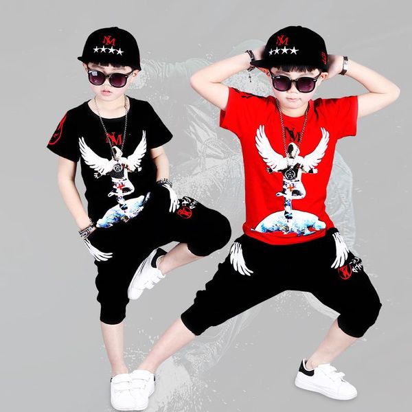 children's clothing summer boys new t-shirt wings pattern short sleeve shirt shorts casual fashion hip-hop clothes set 2 piece set, White
children's clothing summer boys new t-shirt wings pattern short sleeve shirt shorts casual fashion hip-hop clothes set 2 piece set, White