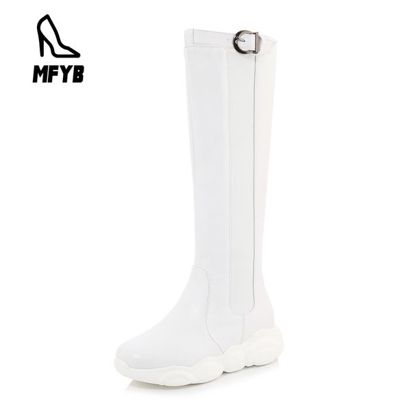 mfyb women's boots 2019 winter new comfortable thick-soled women's shoes 35-43 large size round head high boots tide, Black
mfyb women's boots 2019 winter new comfortable thick-soled women's shoes 35-43 large size round head high boots tide, Black