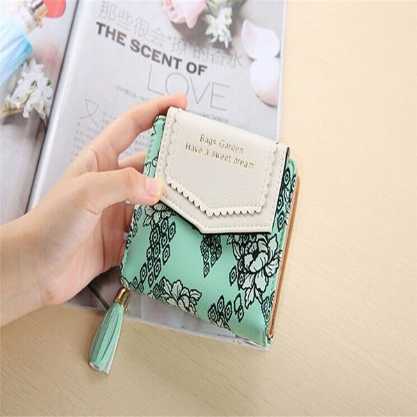 ladies wallets floral short small women money purse wallet leather folding coin card holder, Red;black
ladies wallets floral short small women money purse wallet leather folding coin card holder, Red;black