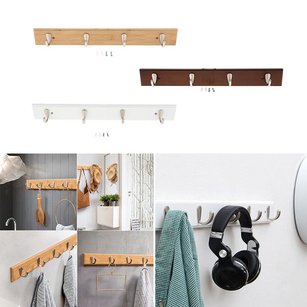 1 piece 4-hook wall hooks rail coat rack plated hooks coat key hat holder towel rack rail home kitchen supply
1 piece 4-hook wall hooks rail coat rack plated hooks coat key hat holder towel rack rail home kitchen supply