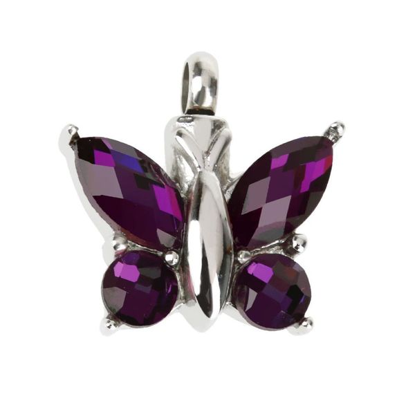 butterfly rhinestone cremation keepsake memorial ash urn holder pendant necklace purple for women men fashion jewelry, Silver
butterfly rhinestone cremation keepsake memorial ash urn holder pendant necklace purple for women men fashion jewelry, Silver