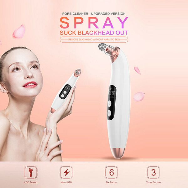 electronic lcd blackhead remover vacuum suction pore cleaner 3 modes 6 suckers qs888
electronic lcd blackhead remover vacuum suction pore cleaner 3 modes 6 suckers qs888