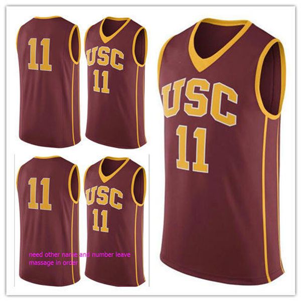 custom made #11 usc trojans college man women youth basketball jerseys size s-5xl any name number, Black;red
custom made #11 usc trojans college man women youth basketball jerseys size s-5xl any name number, Black;red