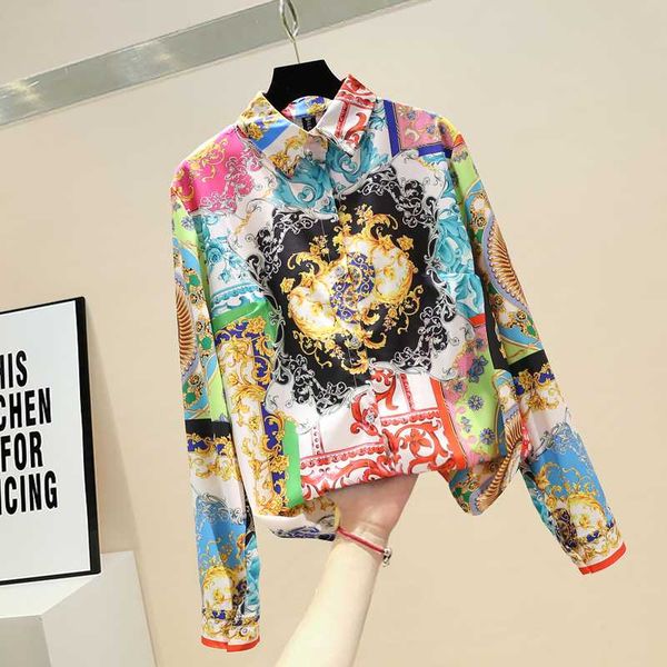 women print blouses for woman 2020 spring and summer new style color printed shirt office lady long sleeve shirts, White
women print blouses for woman 2020 spring and summer new style color printed shirt office lady long sleeve shirts, White