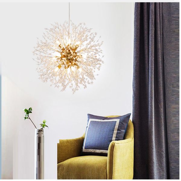 Modern Crystal Chandelier Lighting Cristal Chandeliers Lamp Led Pendant Hanging Light Lustres De Cristal Lamp Restaurant Light