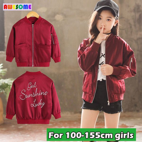 2020 spring kids casual coat teen girl mandarin collar bomber jacket letter embroidery maroon black girls thin coats and jackets, Blue;gray
2020 spring kids casual coat teen girl mandarin collar bomber jacket letter embroidery maroon black girls thin coats and jackets, Blue;gray