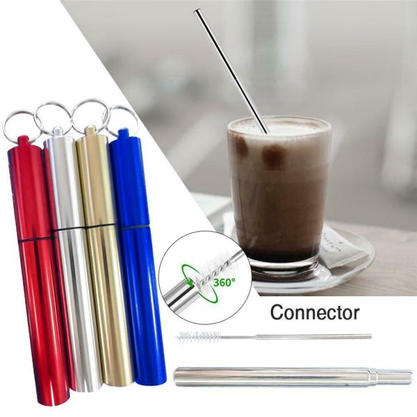 reusable metal drinking straws 304 stainless steel sturdy bent drinks straw with cleaning brush bar party accessories
reusable metal drinking straws 304 stainless steel sturdy bent drinks straw with cleaning brush bar party accessories