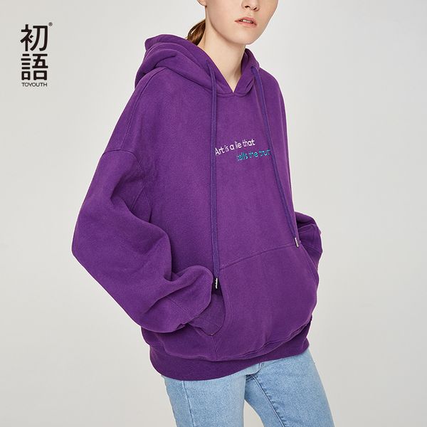 toyouth вышивки письма женщины толстовки и кофты hip-pop назад печатные hoody фуфайки повседневный осень зима костюмы, Black
toyouth вышивки письма женщины толстовки и кофты hip-pop назад печатные hoody фуфайки повседневный осень зима костюмы, Black