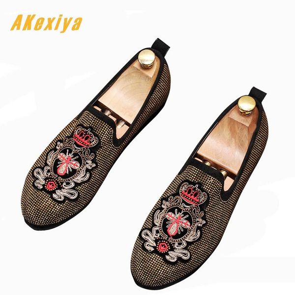 men charming glitter rhinestone embroidery bees flats dress gentleman shoes male wedding homecoming evening groom prom shoes, Black
men charming glitter rhinestone embroidery bees flats dress gentleman shoes male wedding homecoming evening groom prom shoes, Black