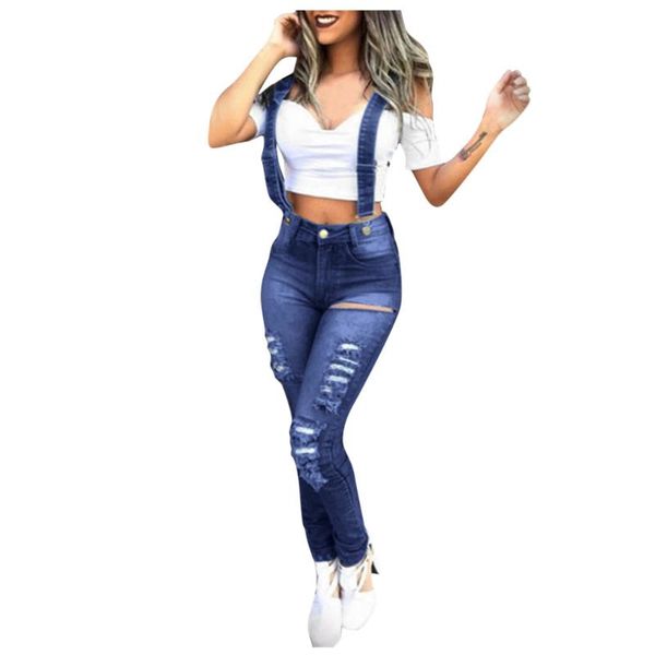 fashion women skiny denim bib jeans overalls casual ripped denim jeans jumpsuits rompers 6.16, Blue
fashion women skiny denim bib jeans overalls casual ripped denim jeans jumpsuits rompers 6.16, Blue