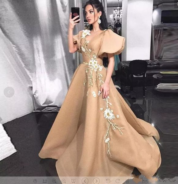 2019 Evening Dresses With Appliques V Neck Short Sleeves Formal Prom Dress Wear Party Gowns Sweep Train Cheap Cocktail Abendkleider
2019 Evening Dresses With Appliques V Neck Short Sleeves Formal Prom Dress Wear Party Gowns Sweep Train Cheap Cocktail Abendkleider