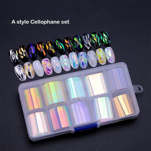 bellylady 10 rolls/box nail foil set nail sticker decals complete wraps manicure diy art stickers, Black
bellylady 10 rolls/box nail foil set nail sticker decals complete wraps manicure diy art stickers, Black