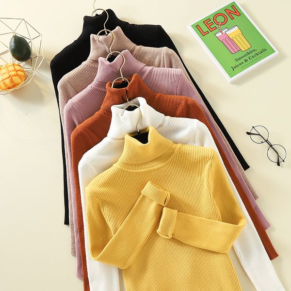 women's sweaters women winter plus size turtleneck sweater pullover jumper knitted pull femme nouveaute 2021 jersey mujer, White;black
women's sweaters women winter plus size turtleneck sweater pullover jumper knitted pull femme nouveaute 2021 jersey mujer, White;black