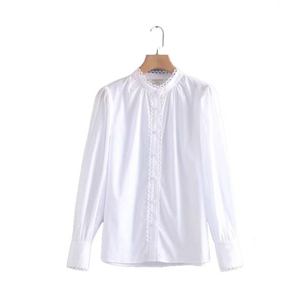 women ruffled white blouse long sleeve o neck shirt elegant office wear blusas mujer
women ruffled white blouse long sleeve o neck shirt elegant office wear blusas mujer