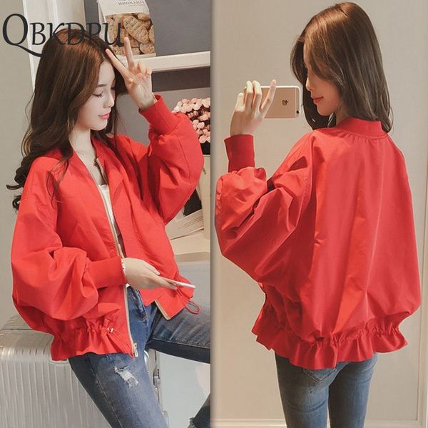 2019 casual solid color drawstring waist short jacket women's summer jackets thin elegant female autumn cloth bomber jacket, Black;brown
2019 casual solid color drawstring waist short jacket women's summer jackets thin elegant female autumn cloth bomber jacket, Black;brown