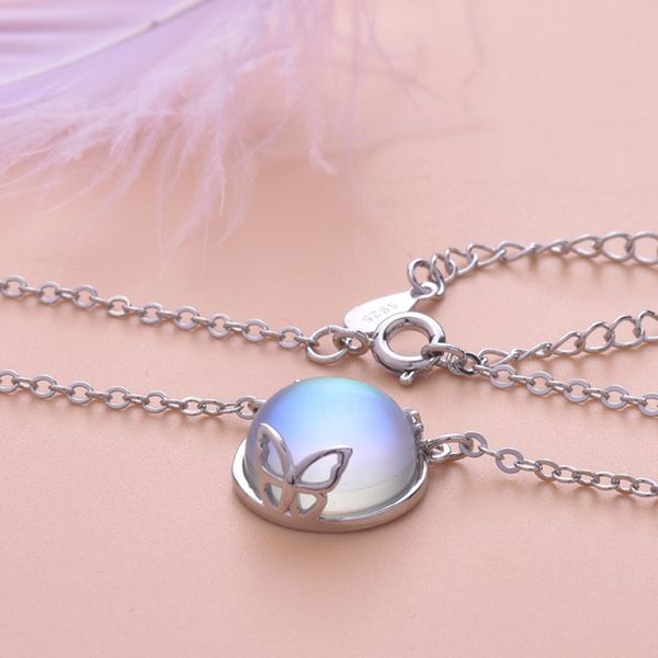 simple butterfly moonstone pendant necklace for women girl clavicle chain necklaces & pendants birthday gifts s925 jewelry kolye, Silver
simple butterfly moonstone pendant necklace for women girl clavicle chain necklaces & pendants birthday gifts s925 jewelry kolye, Silver