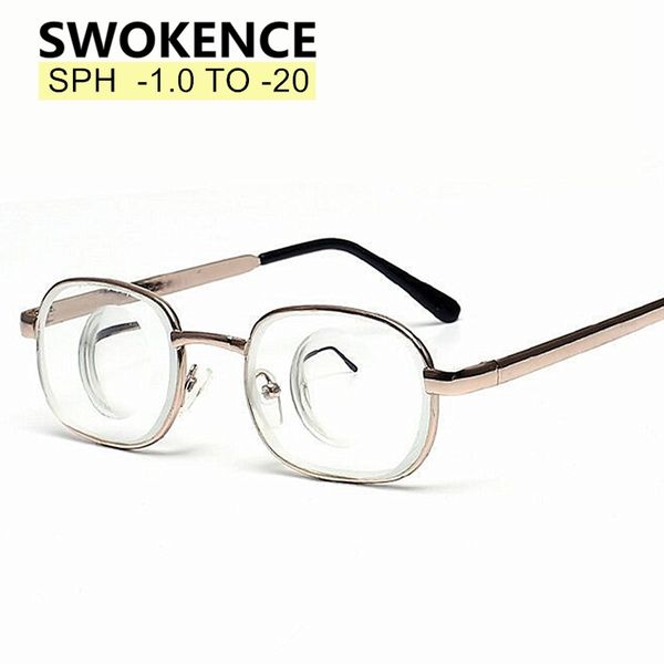 swokence height dioptre -1.0 -1.5 to -20 alloy frame high myopia glasses men women prescription spectacles for shortsighted f111, Black
swokence height dioptre -1.0 -1.5 to -20 alloy frame high myopia glasses men women prescription spectacles for shortsighted f111, Black