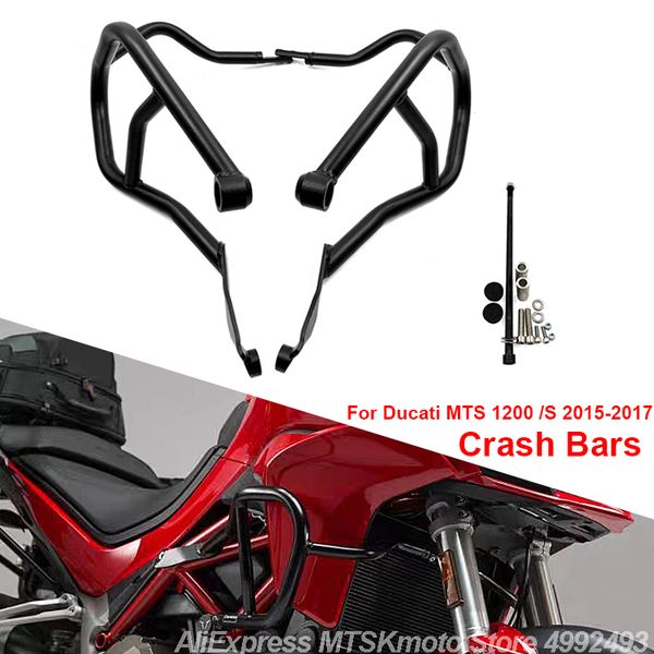 full set crash bars heavy-duty mild steel tubing provide maximum protection for multistrada 1200 / s 2015-2017 mts 1200
full set crash bars heavy-duty mild steel tubing provide maximum protection for multistrada 1200 / s 2015-2017 mts 1200