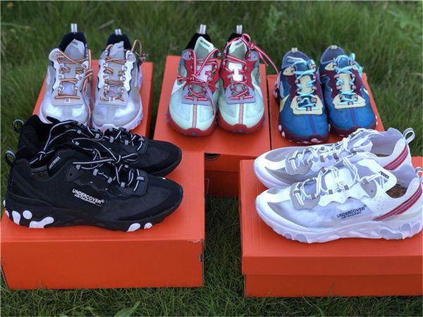 2019 Top Undercover X React Element 87 Black White AQ1090-100,AQ1090-001 Women Running Shoes Authentic Running Sneakers With Box
2019 Top Undercover X React Element 87 Black White AQ1090-100,AQ1090-001 Women Running Shoes Authentic Running Sneakers With Box