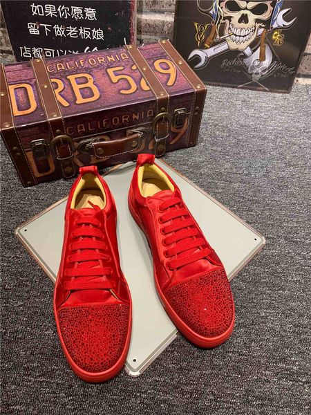 fashion luxury red bottom shoes men's platform shoes red outsole boots non-slip wear-resistant men's and women's casual shoes, Black 
fashion luxury red bottom shoes men's platform shoes red outsole boots non-slip wear-resistant men's and women's casual shoes, Black