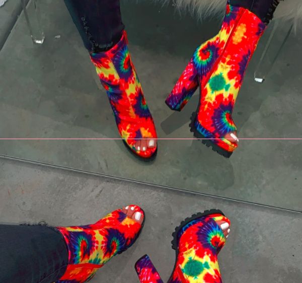 women boots thick high heel fish toe boots ankle single shoes unique charm shoes peep toe zipper shoesplatform 9080, Black
women boots thick high heel fish toe boots ankle single shoes unique charm shoes peep toe zipper shoesplatform 9080, Black