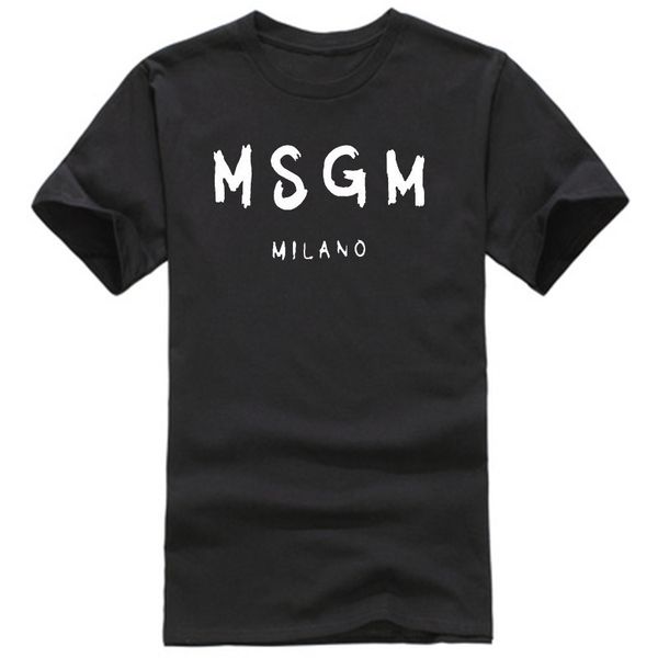MSGM Womens Designer Clothes T shirt Summer Letters Printed Fashion Casual Tops Short Sleeved Tees