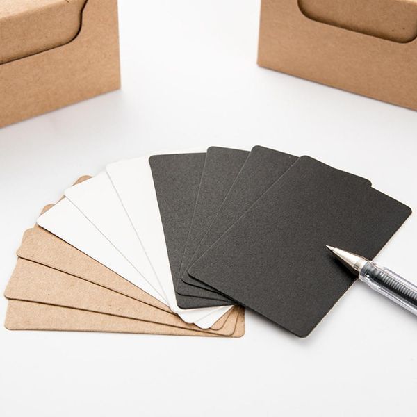 adeeing 100pcs double-sided blank kraft paper business cards word card message card diy gift card new year
adeeing 100pcs double-sided blank kraft paper business cards word card message card diy gift card new year