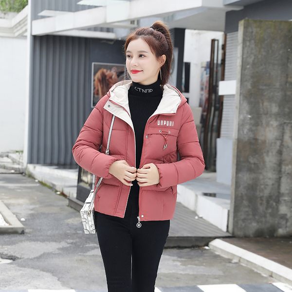 female coat winter short hooded jacket women korean style plue size cotton padded solid thick mujer parkas sobretudo feminino, Black
female coat winter short hooded jacket women korean style plue size cotton padded solid thick mujer parkas sobretudo feminino, Black