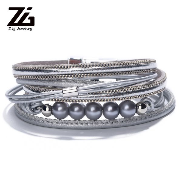 charm long beaded ladies bracelet boho multi-layer leather wide bracelet female jewelry for gift giving, Golden;silver
charm long beaded ladies bracelet boho multi-layer leather wide bracelet female jewelry for gift giving, Golden;silver