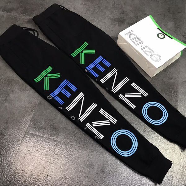 19ss luxurious brands design kenz letters print elastic waist track trousers men women fashion sport jogger sweatpants outdoor pants, Brown;gray 
19ss luxurious brands design kenz letters print elastic waist track trousers men women fashion sport jogger sweatpants outdoor pants, Brown;gray