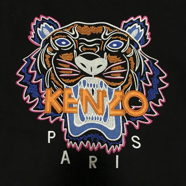 марка x0kenzo tiger head вышитые мужчины женщины толстовки хлопок осень зима мужская толстовки повседневный streetwear jogger tracksuit, Black 
марка x0kenzo tiger head вышитые мужчины женщины толстовки хлопок осень зима мужская толстовки повседневный streetwear jogger tracksuit, Black