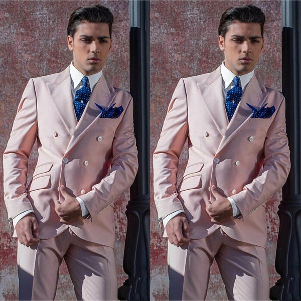 handsome double breasted groom wear tuxedos peak lapel mens pink wedding formal suits party evening man blazer(jacket+pants), Black;gray
handsome double breasted groom wear tuxedos peak lapel mens pink wedding formal suits party evening man blazer(jacket+pants), Black;gray