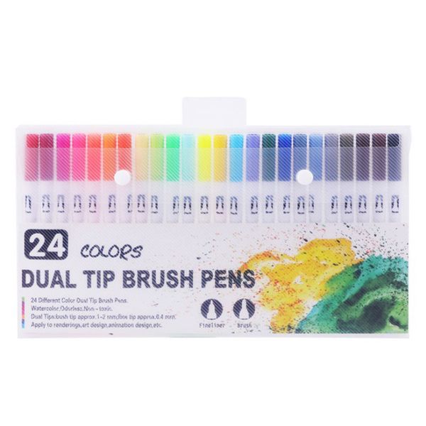 24шт цвета fineliner рисунок живопись акварель искусство маркеры двойной наконечник кисти ручка школьные художественные принадлежности
24шт цвета fineliner рисунок живопись акварель искусство маркеры двойной наконечник кисти ручка школьные художественные принадлежности