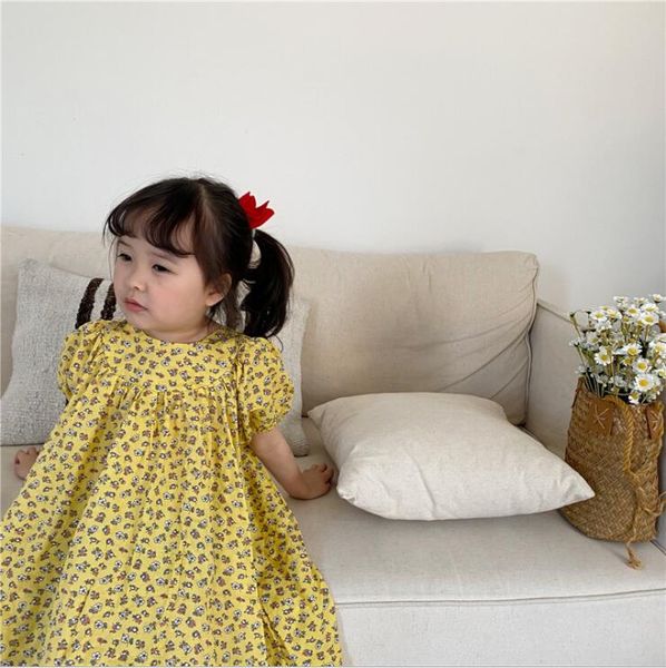 2020 new style girls printed dress fashion cotton summer girls dresses 1-6t qh143, Red;yellow
2020 new style girls printed dress fashion cotton summer girls dresses 1-6t qh143, Red;yellow
