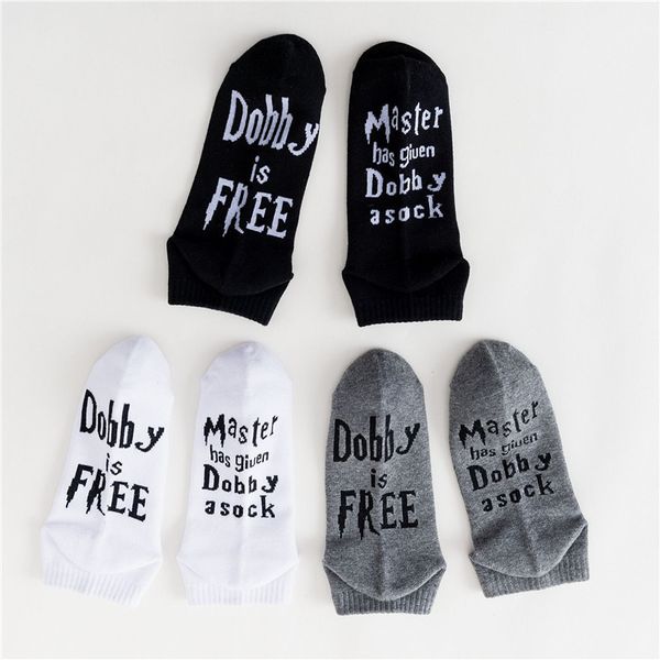 novelty socks "master has given dobby a sock dobby is quot; funny socks soft cotton casual print letter for women, Black;white
novelty socks "master has given dobby a sock dobby is quot; funny socks soft cotton casual print letter for women, Black;white
