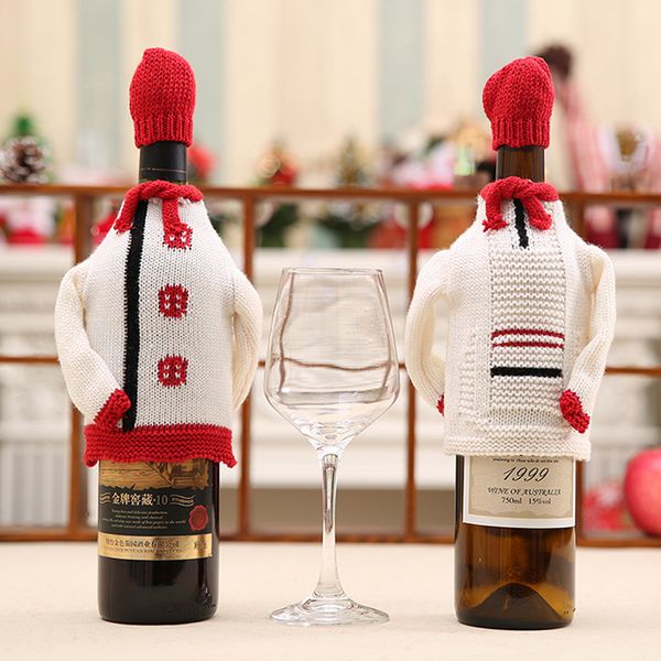 home chic knitted christmas sweater red wine bottle sets of christmas beer bottles ornaments funny style
home chic knitted christmas sweater red wine bottle sets of christmas beer bottles ornaments funny style
